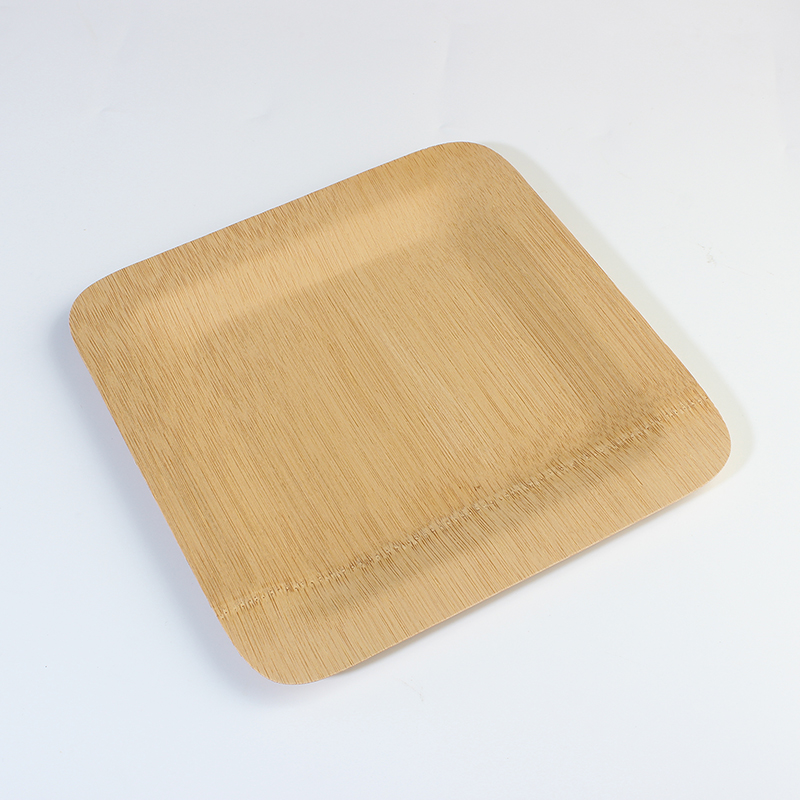 Rectangle Bamboo Trays 228.6×228.6×14mm