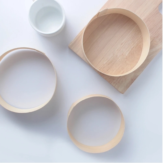 Circles Wooden Baking Tart Ring