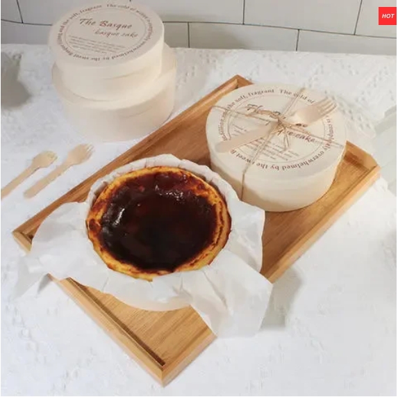 Wooden Round Box with Wooden Lid